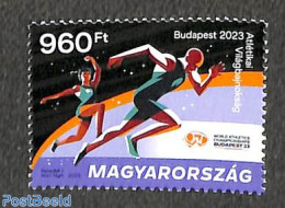 Hungary 2023 WC Athletics 1v, Mint NH, Sport - Athletics - Sport (other And Mixed) - Nuevos