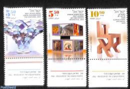 Israel 2023 ANU Museum 3v, Mint NH, Art - Museums - Unused Stamps