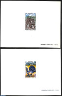 Andorra, French Post 1971 Nature Conservation, 2 Epreuves De Luxe, Mint NH, Nature - Bears - Birds - Poultry - Ungebraucht
