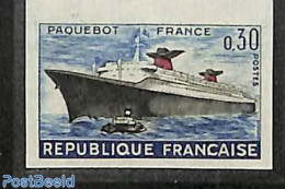 France 1962 France 1v, Imperforated, Mint NH, Transport - Ships And Boats - Unused Stamps