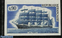 France 1973 France II 1v, Imperforated, Mint NH, Transport - Ships And Boats - Unused Stamps