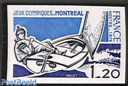 France 1976 Olympic Games 1v, Imperforated, Mint NH, Sport - Transport - Olympic Games - Sailing - Ships And Boats - Nuevos