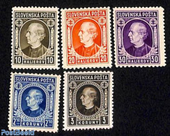 Slovakia 1939 Definitives 5v, Perf. 10.5:12.5, Mint NH - Ungebraucht