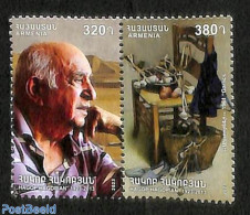 Armenia 2023 Hagop Hagopian 2v [:], Mint NH, Art - Paintings - Self Portraits - Armenien