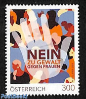 Austria 2023 No To Violence Against Women 1v, Mint NH - Neufs