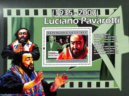Guinea, Republic 2007 Luciano Pavarotti S/s, Mint NH, Performance Art - Music - Muziek