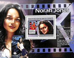 Guinea, Republic 2007 Norah Jones S/s, Mint NH, Performance Art - Music - Popular Music - Muziek