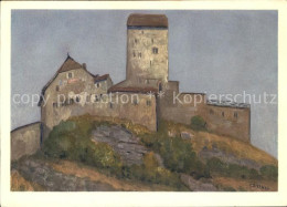 11630817 Sargans Schloss Sargans Kuenstlerkarte Sargans - Autres & Non Classés