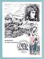 Carte Maximum 1972 - Bonaparte Au Pont D'Arcole - YT 1730 - Paris - 1970-1979