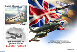 Guinea Bissau 2023 Gloster Meteor, Mint NH, Transport - Aircraft & Aviation - Avions