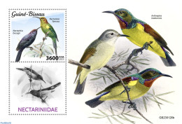Guinea Bissau 2023 Sunbirds, Mint NH, Nature - Birds - Guinée-Bissau