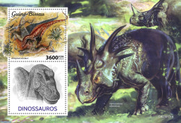 Guinea Bissau 2023 Dinosaurs, Mint NH, Nature - Prehistoric Animals - Préhistoriques