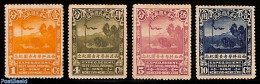 China (before 1949) 1932 Sven Hedin Expedition 4v, Unused (hinged), History - Explorers - Otros & Sin Clasificación