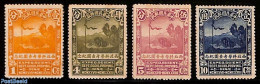 China (before 1949) 1932 Sven Hedin Expedition 4v, Unused (hinged), History - Explorers - Andere & Zonder Classificatie
