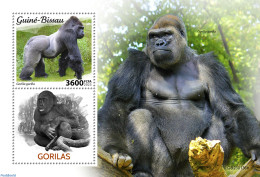 Guinea Bissau 2023 Gorillas, Mint NH, Nature - Monkeys - Guinée-Bissau