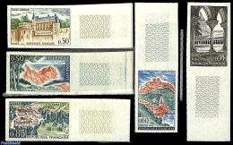 France 1963 Views 5v, Imperforated, Mint NH - Neufs