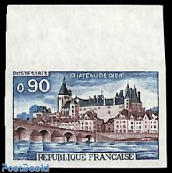 France 1973 Gien 1v, Imperforated, Mint NH, Art - Bridges And Tunnels - Castles & Fortifications - Nuevos