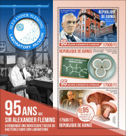 Guinea, Republic 2023 Alexander Fleming, Mint NH, Health - Nature - Science - Mushrooms - Inventors - Pilze