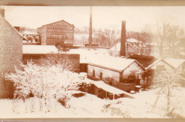 Photographie Photo Vintage Snapshot Usine Cheminée Industrie  - Lieux