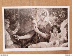 Il Figlio Della Vergine Quadro Di Elisabetta Sourel Grande Stampa Del 1926 - Altri & Non Classificati