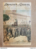 Copertina La Domenica Del Corriere 29 Aprile 1934 Roma 30.000 Alpini Per Il Duce - Autres & Non Classés