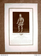 Enrico O Henri IV Acquaforte Del 1786 F. Clouet Detto Janet Sardieu - Prints & Engravings