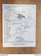 Carta O Mappa Di Venezia E Dintorni Ai Tempi Dell'assedio Del 1848 - Other & Unclassified