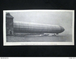 L'aerostato Dirigibile Del Conte Zeppelin. Lago Di Costanza Stampa Del 1905 - Other & Unclassified