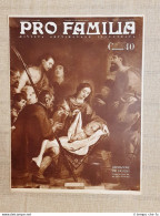 Copertina Pro Familia Del 1938 Adorazione Dei Pastori Gaspard De Crayer Bruxeles - Altri & Non Classificati