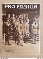 Copertina Pro Familia Del 1938 Monaco Mussolini Fuhrer Hitler Ciano E Goering - Andere & Zonder Classificatie