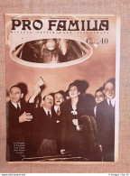 Copertina Pro Familia Del 1938 Londra Maria José Del Belgio Ospedale Italiano - Other & Unclassified