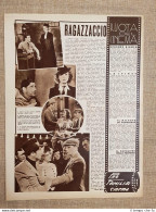 Film Ragazzaccio E Amore In Toga  Illustrazione Di Cinema Anno 1938 - Autres & Non Classés