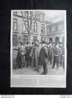 Ferdinando Principe Di Bulgaria Al Museo Carnavalet Di Parigi Stampa Del 1905 - Autres & Non Classés