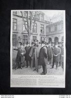 Ferdinando Principe Di Bulgaria Al Museo Carnavalet Di Parigi Stampa Del 1905 - Andere & Zonder Classificatie