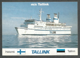 Cruise Liner MS TALLINK - ESTONIAN Shipping Company - - Autres & Non Classés