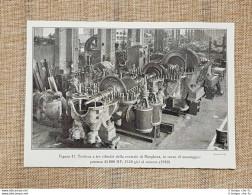 La Centrale Termoelettrica Di Marghera Levante Nel 1934 Turbina Da 45.000 HP - Andere & Zonder Classificatie