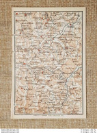 Carta Geografica Cartina Del 1939 Bobbio M.Penice Pianello Emilia Romagna T.C.I. - Geographical Maps