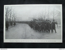 I Postini E I Telegrafisti Radunati A Vauban Stampa Del 1909 - Autres & Non Classés