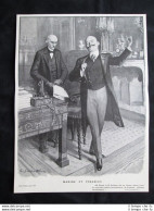 Marina E Finanza: Picard E Caillaux Stampa Del 1909 - Autres & Non Classés