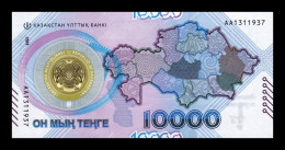 Kazajistán Kazakhstan 10000 Tenge Commemorative 2023 Pick 50 New Hybrid Sc Unc - Kazakhstan