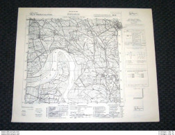 Grande Carta Topografica Somaglia E Dintorni Dettagliatissima I.G.M. - Carte Geographique