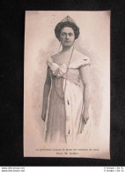 La Principessa Louise Di Sassonia In Costume Da Corte Stampa Del 1903 - Andere & Zonder Classificatie