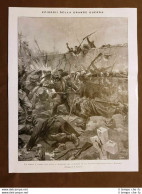 Fiandre 1915 Corpo A Corpo Tra Zuavi Tedeschi Cimitero WW1 Prima Guerra Mondiale - Andere & Zonder Classificatie