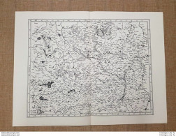 Carta Geografica O Mappa Westfaliae Secunda Tabula Anno 1650 Ristampa - Mapas Geográficas