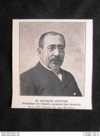 Ministri Francia - Maurice Rouvier, Presidente Del Consiglio Stampa Del 1905 - Autres & Non Classés