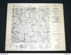 Grande Carta Topografica Paullo E Dintorni Dettagliatissima I.G.M. - Geographical Maps