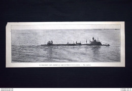 Il Sottomarino Lutin, Affondato Al Largo Di Biserta (Tunisia) Il 16 Ottobre 1906 - Andere & Zonder Classificatie