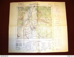 Grande Carta Topografica Gemona Del Friuli Glemone Friuli Dettagliatissima IGM - Geographische Kaarten