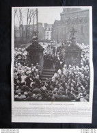 Manifestazione A Plougastel + Restauro Palazzo Dei Papi Avignone Stampa Del 1907 - Altri & Non Classificati