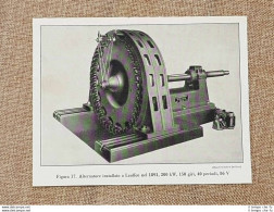 Nella Centrale Di Lauffen Am Neckar Nel 1891 Alernatore Da 200 KW Germania - Otros & Sin Clasificación